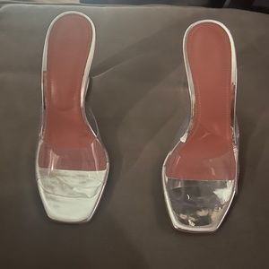 Amina Muaddi Lupita PVC Wedge size 38